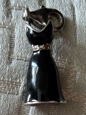 Thomas Sabo Black Dress Charm Pendant 925 silver